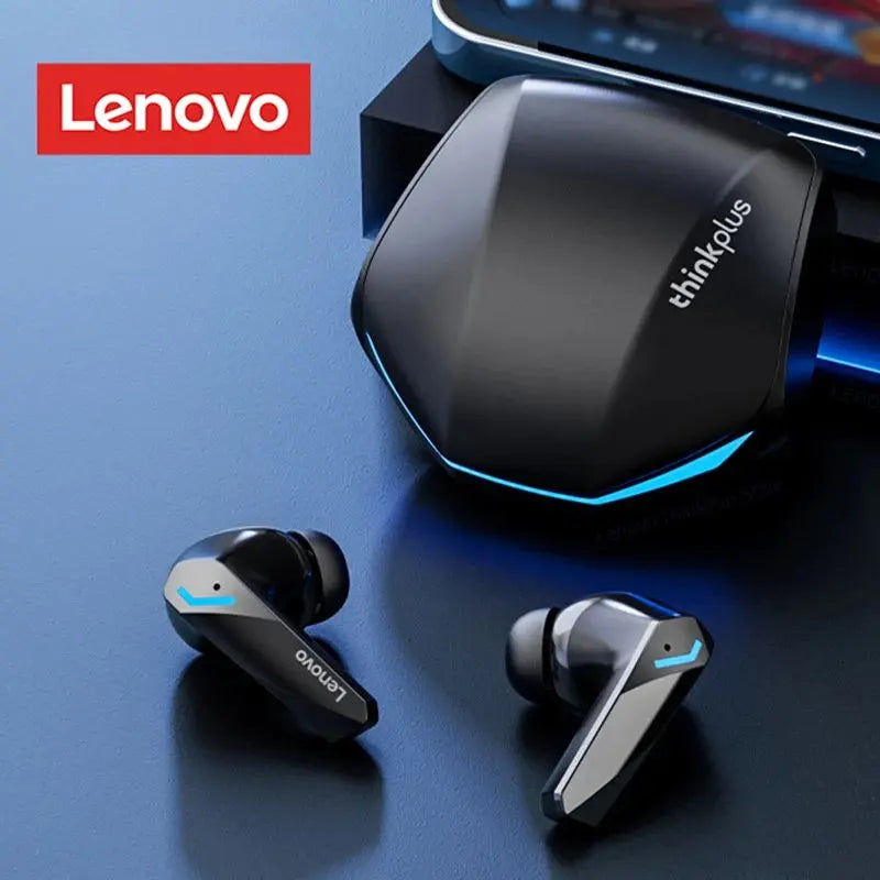 Fone Lenovo-GM2 PRO Wireless In-Ear Gaming Headset, Bluetooth 5.3, Esportes, Corrida, Baixa Latência, Modo Duplo, Auscultadores de Música