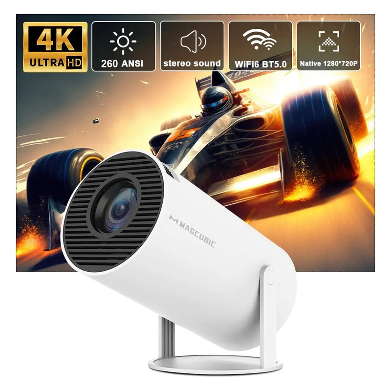 Magcubic Projetor HY300 Pro 4K Android 11 Dual Wifi6 260ANSI